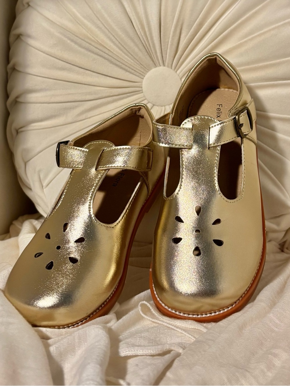 Felix & Flora Gold Metallic Mary Jane
Shoes | Size 13 | NWOT - Picture 2 of 10